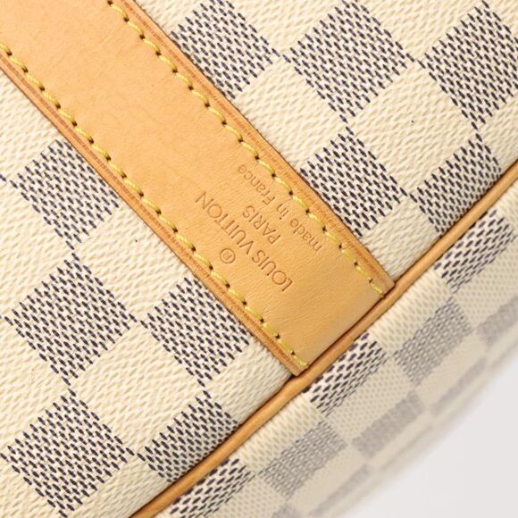 Louis Vuitton Keepall Bandouliere 55 White Canvas Travel Bag (Pre-Owned) - Picture 14 of 16